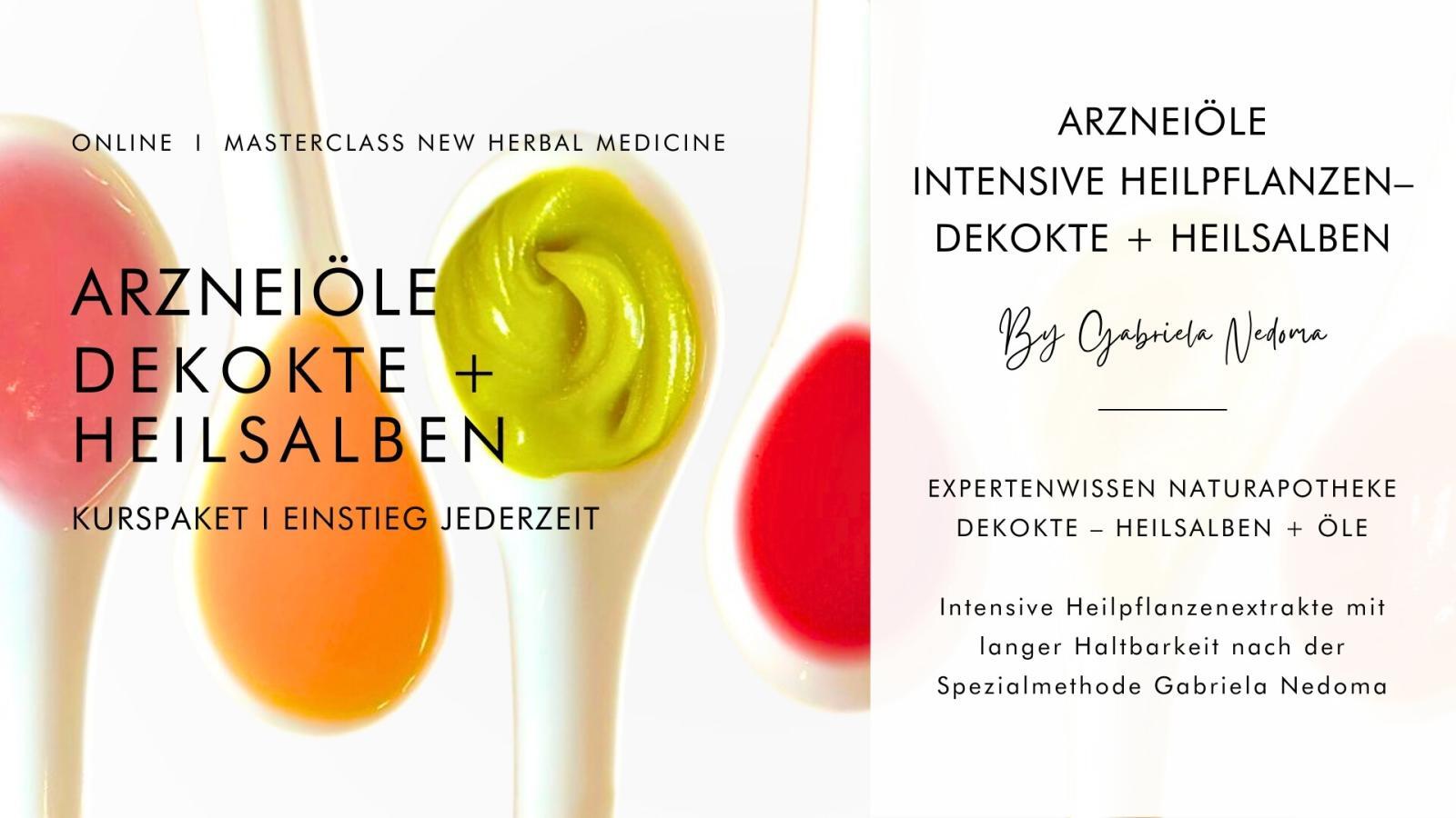 Arzneiöle & Heilsalben: Öl-Dekokte