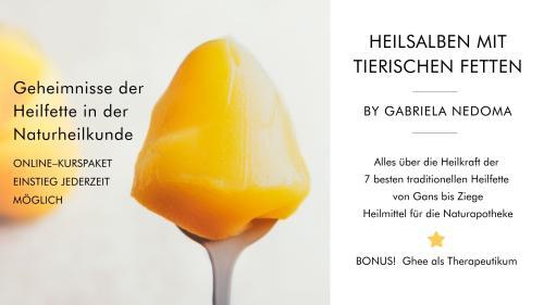 HEILSALBEN MIT TIERISCHEN FETTEN