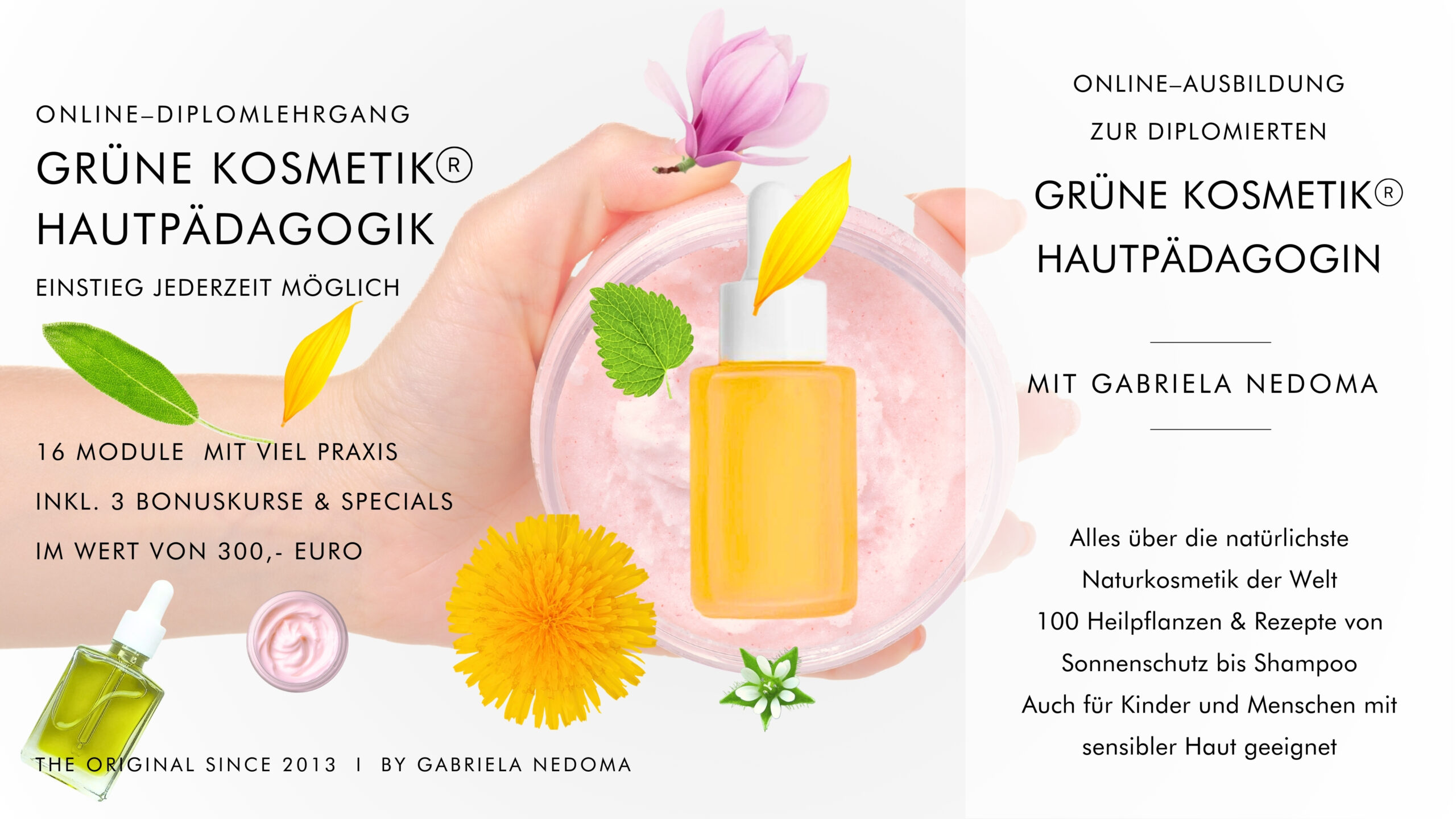 GRÜNE KOSMETIK HAUTPÄDAGOGIK – DIPLOMLEHRGANG 2026