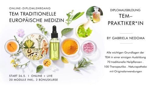 NEU: DIPLOMLEHRGANG TEM TRADITIONELLE EUROPÄISCHE MEDIZIN