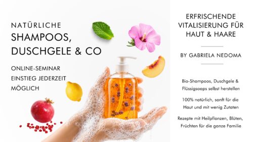 NATÜRLICHE SHAMPOOS, DUSCHGELS & CO